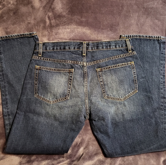 American Dress Code Distressed Button Up Straight Leg Jeans Size 27 NWT - Picture 2 of 7